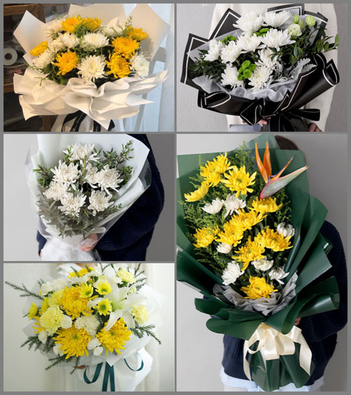 湖北随州市广水市十里街道红石塘村白事花束代送